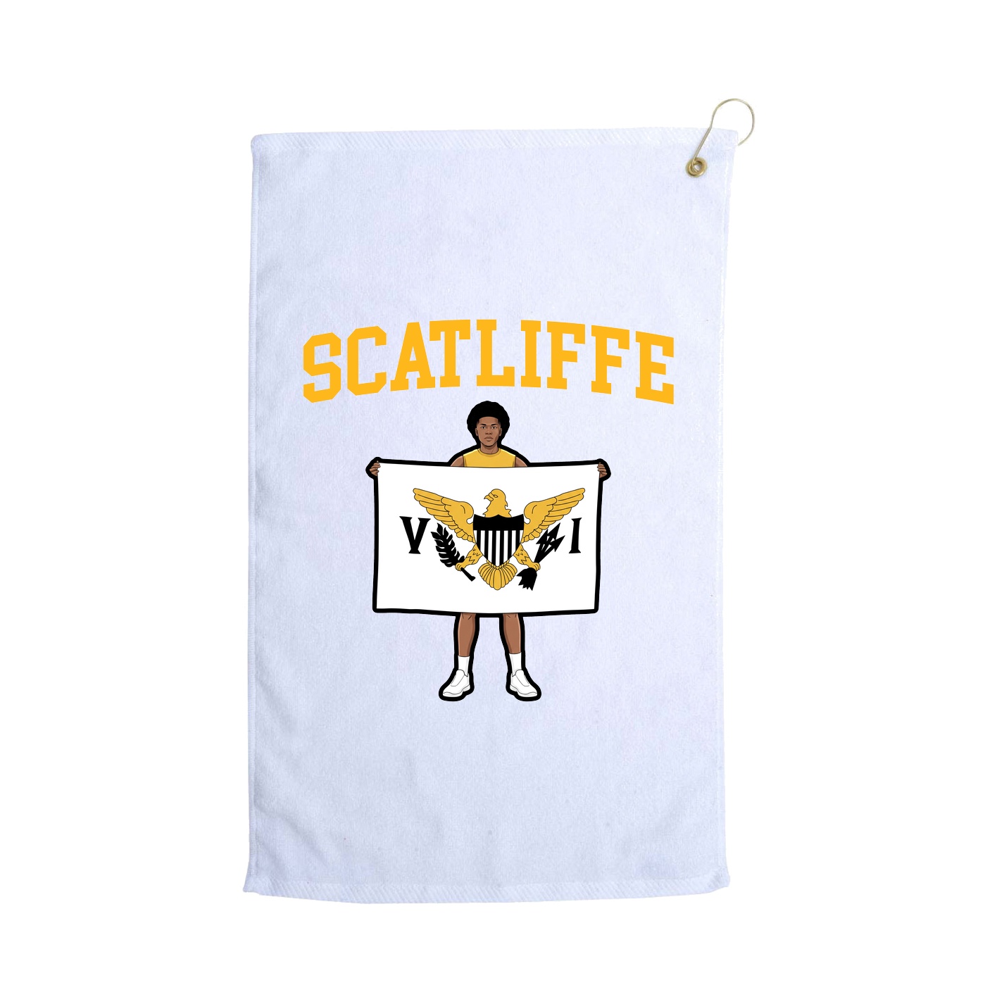 Golf Towel — Shirsey in White