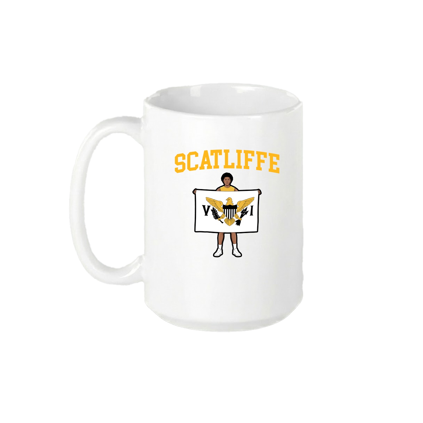 15oz Coffee Mug — Shirsey in White