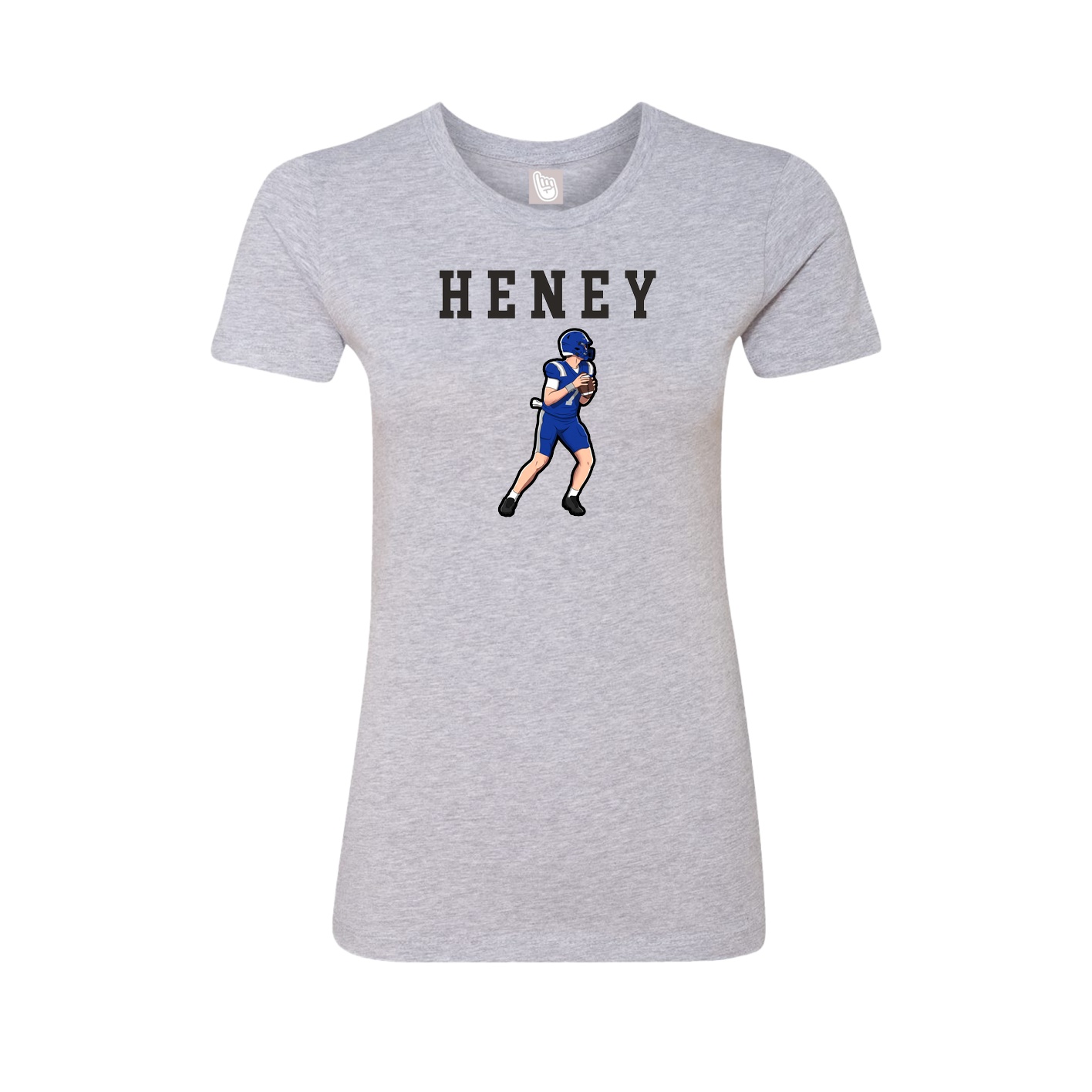 Fitted Women's Tee — Shirsey in Grey