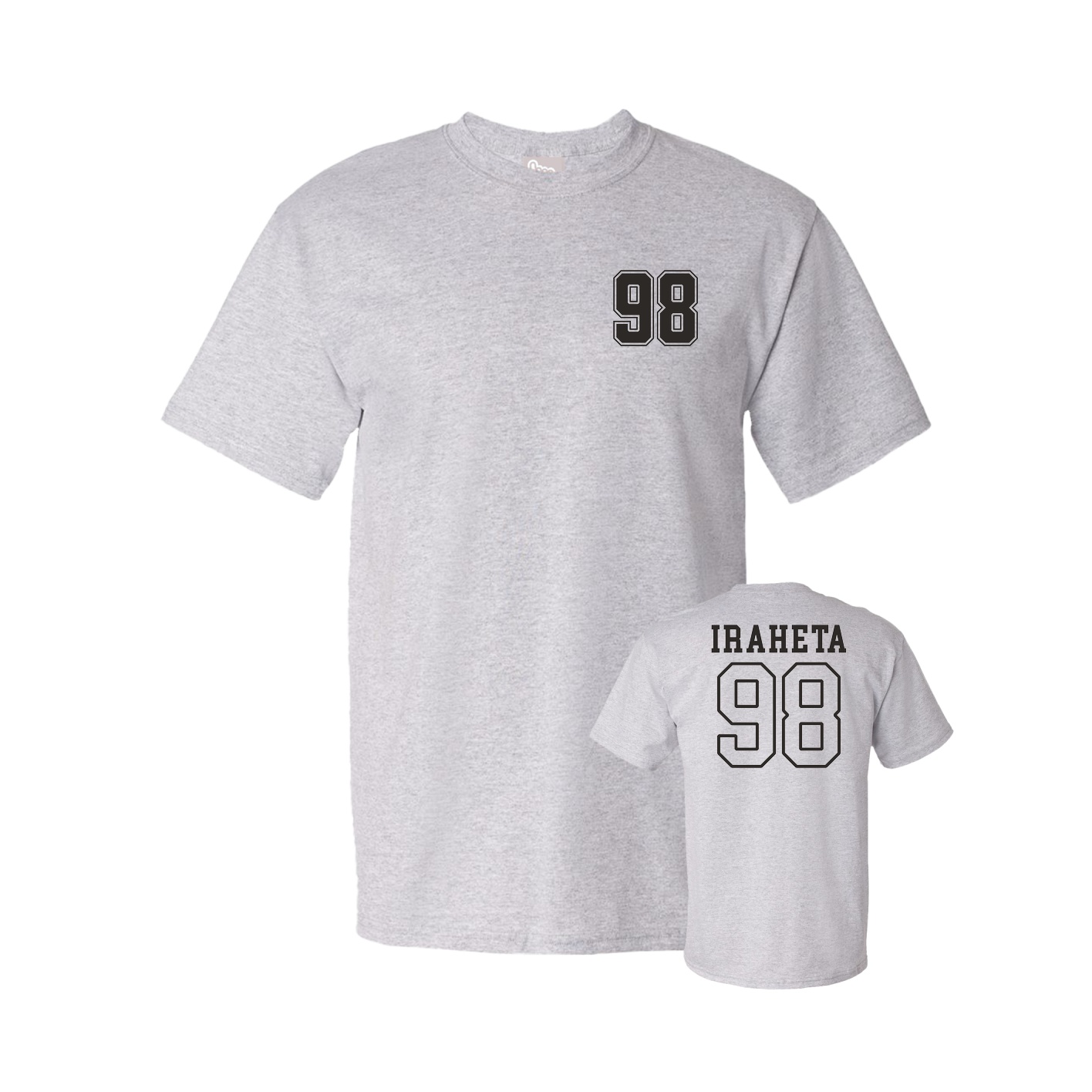 Tee — Chest Back in Grey