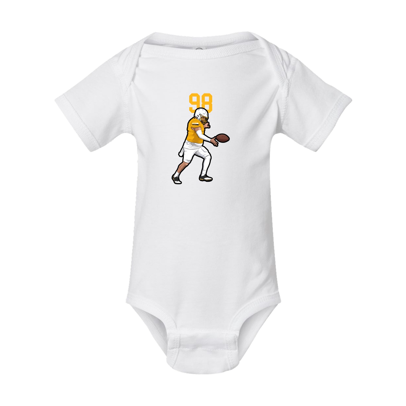 Baby Onesie — Number Top in White
