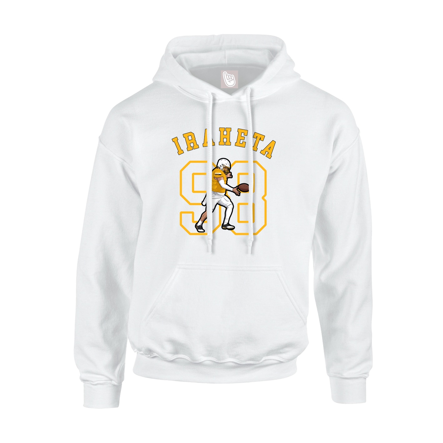 Hoodie — Shirsey Arch in White