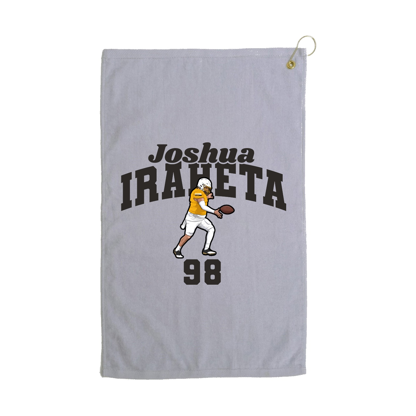 Golf Towel — Signature Arch in Grey