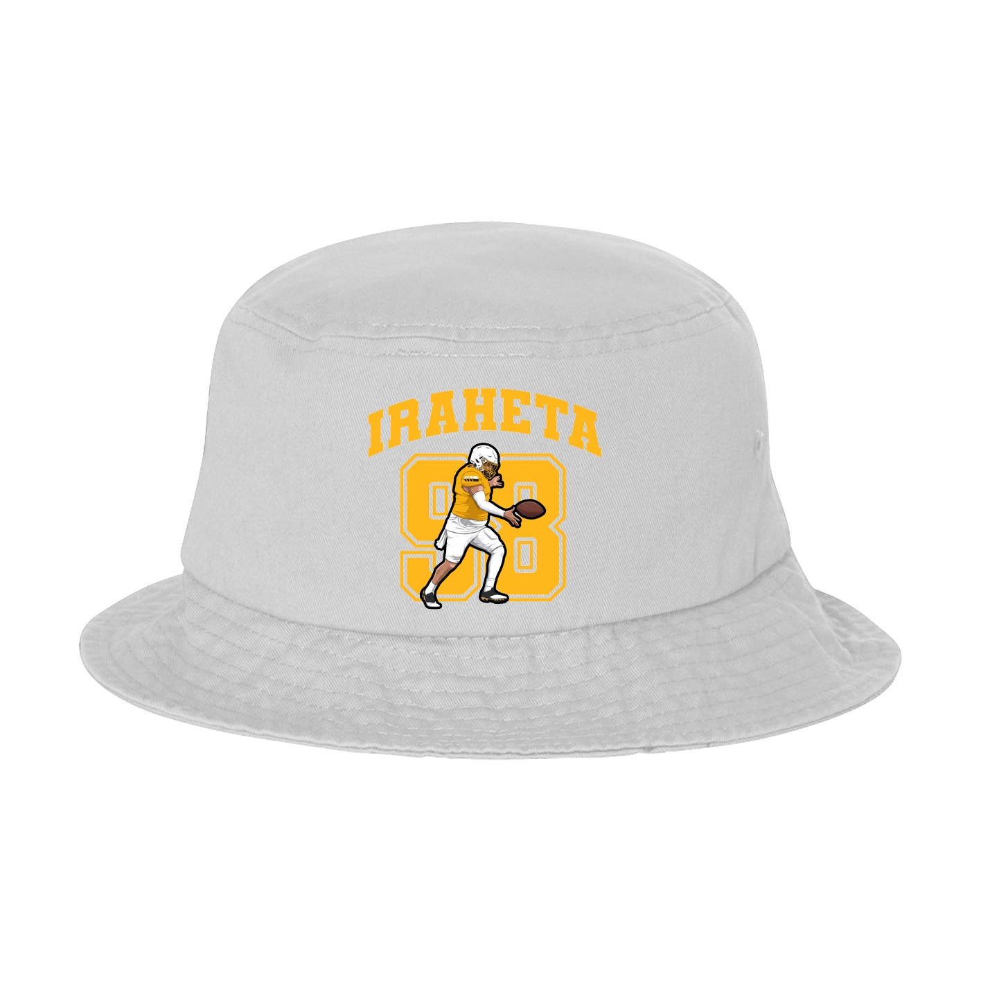 Bucket Cap — Number in White