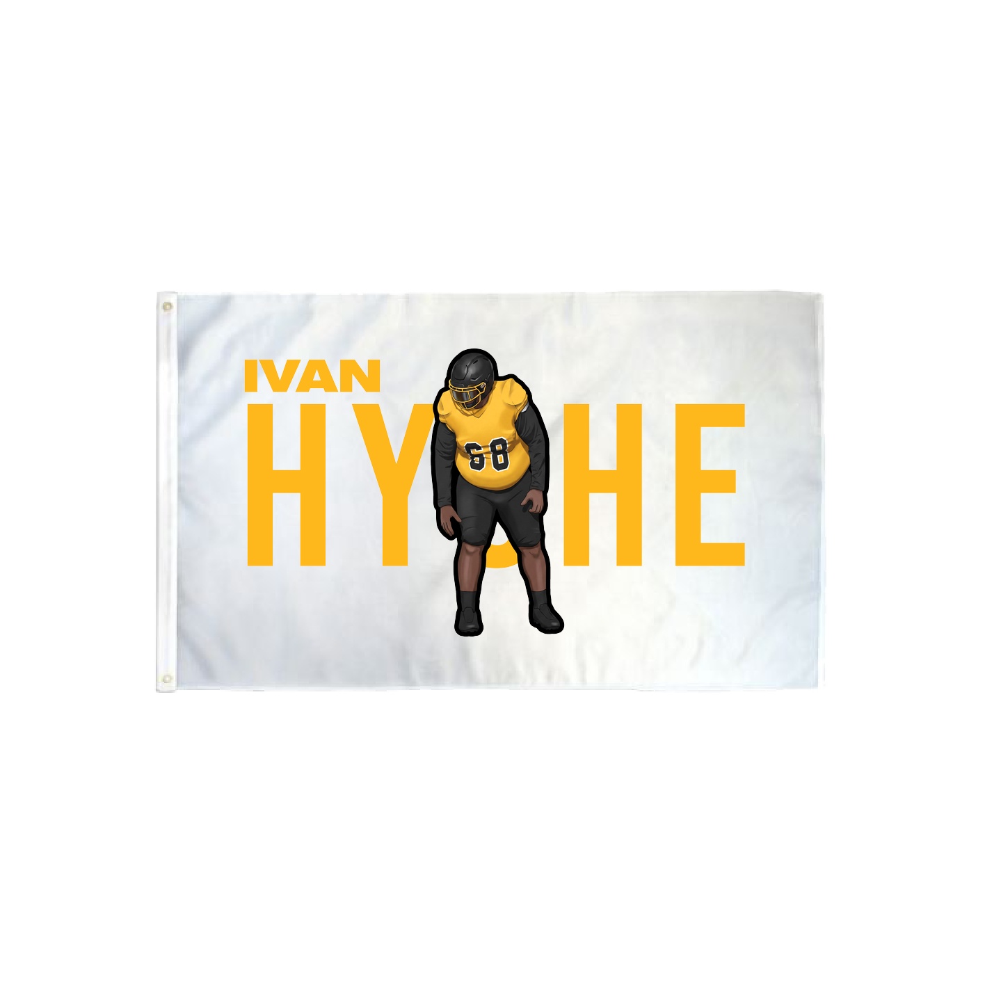3x5 Flag — Player Name in Classic