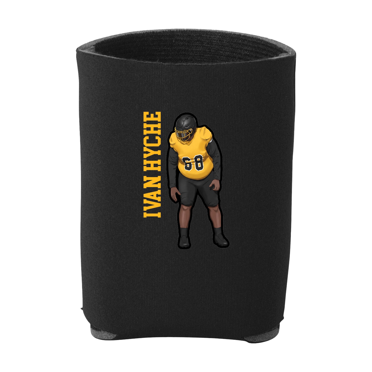 Can Holder — Name Vertical in Black