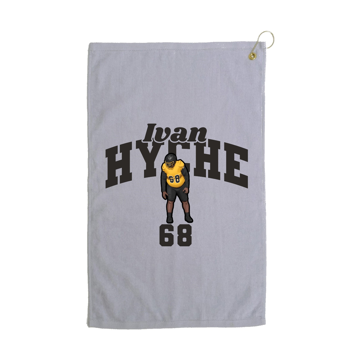 Golf Towel — Signature Arch in Grey