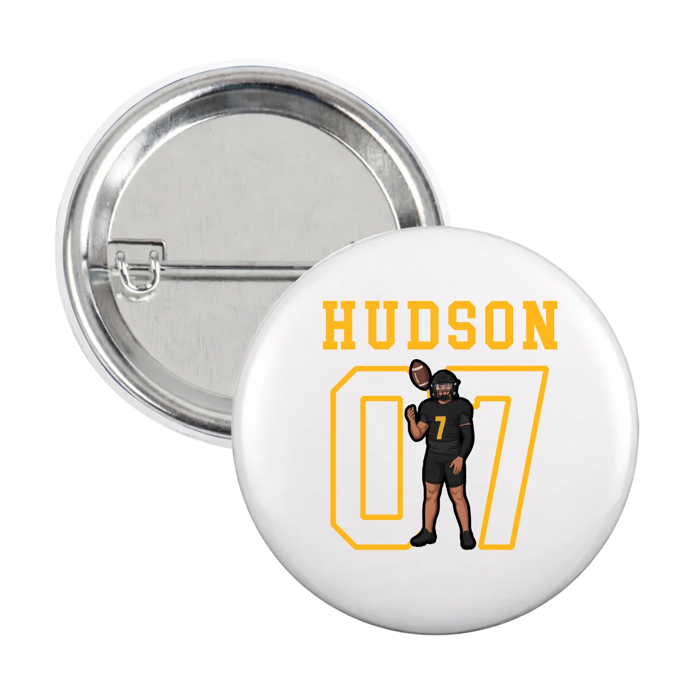 Game Day Button — Shirsey in White