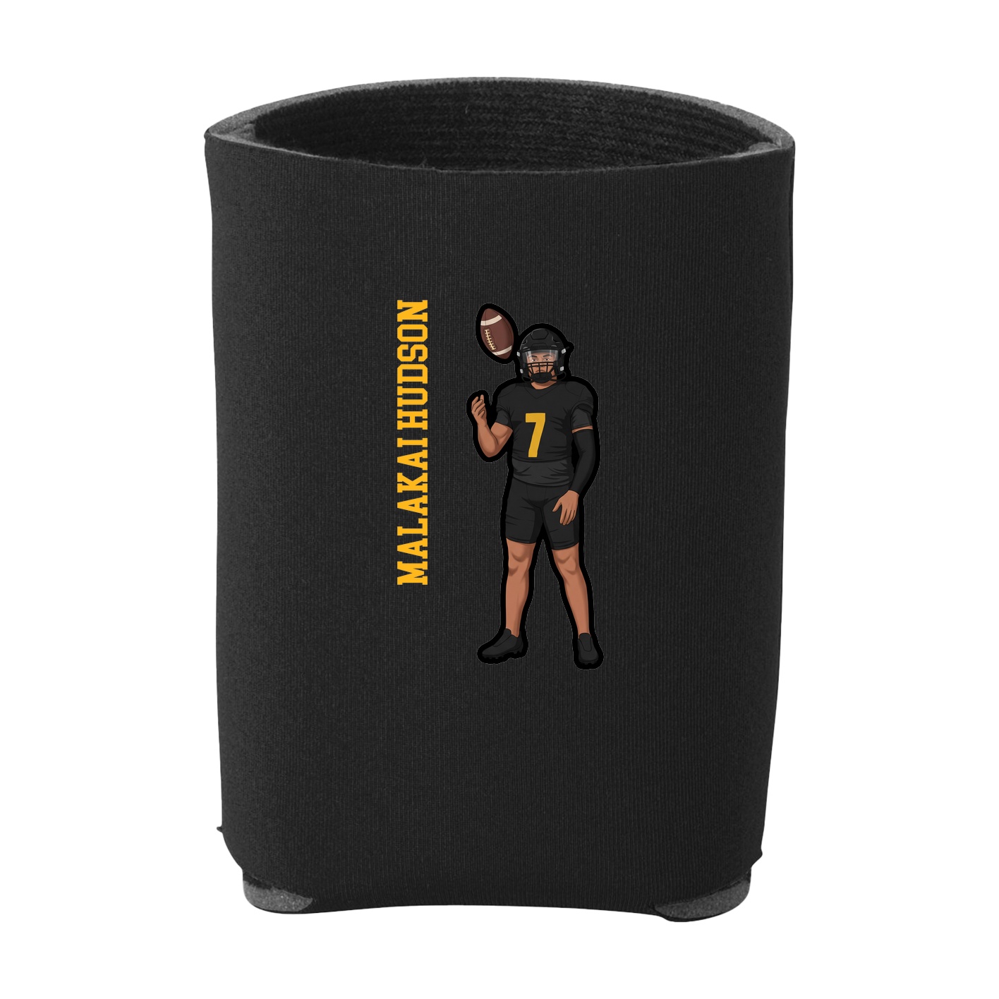 Can Holder — Name Vertical in Black