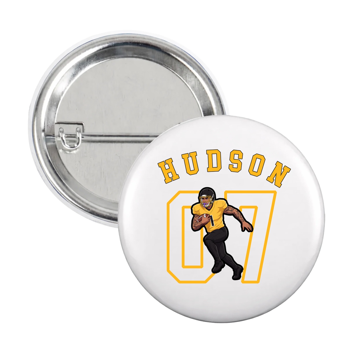 Game Day Button — Shirsey Arch in White