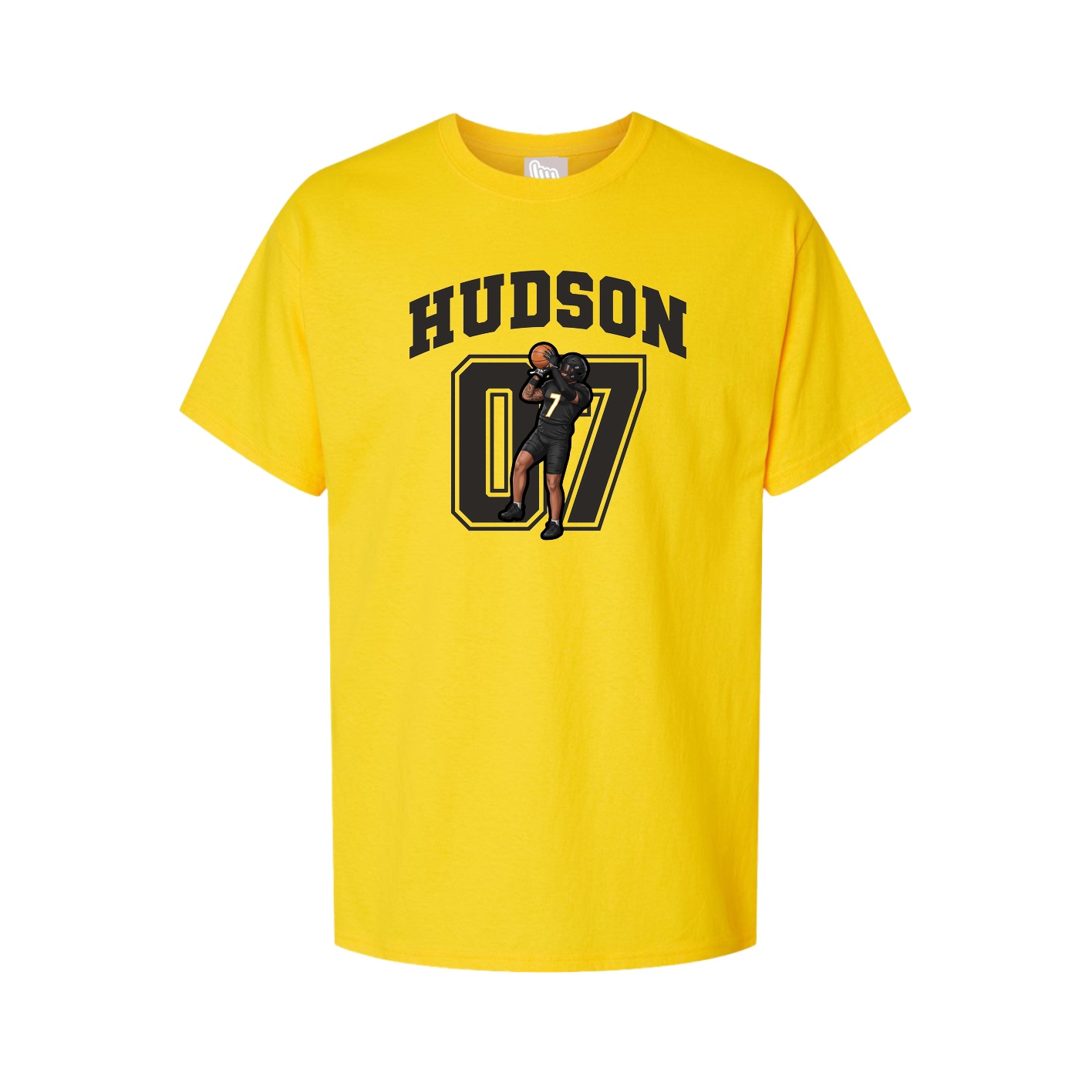Youth Tee — Number in Gold