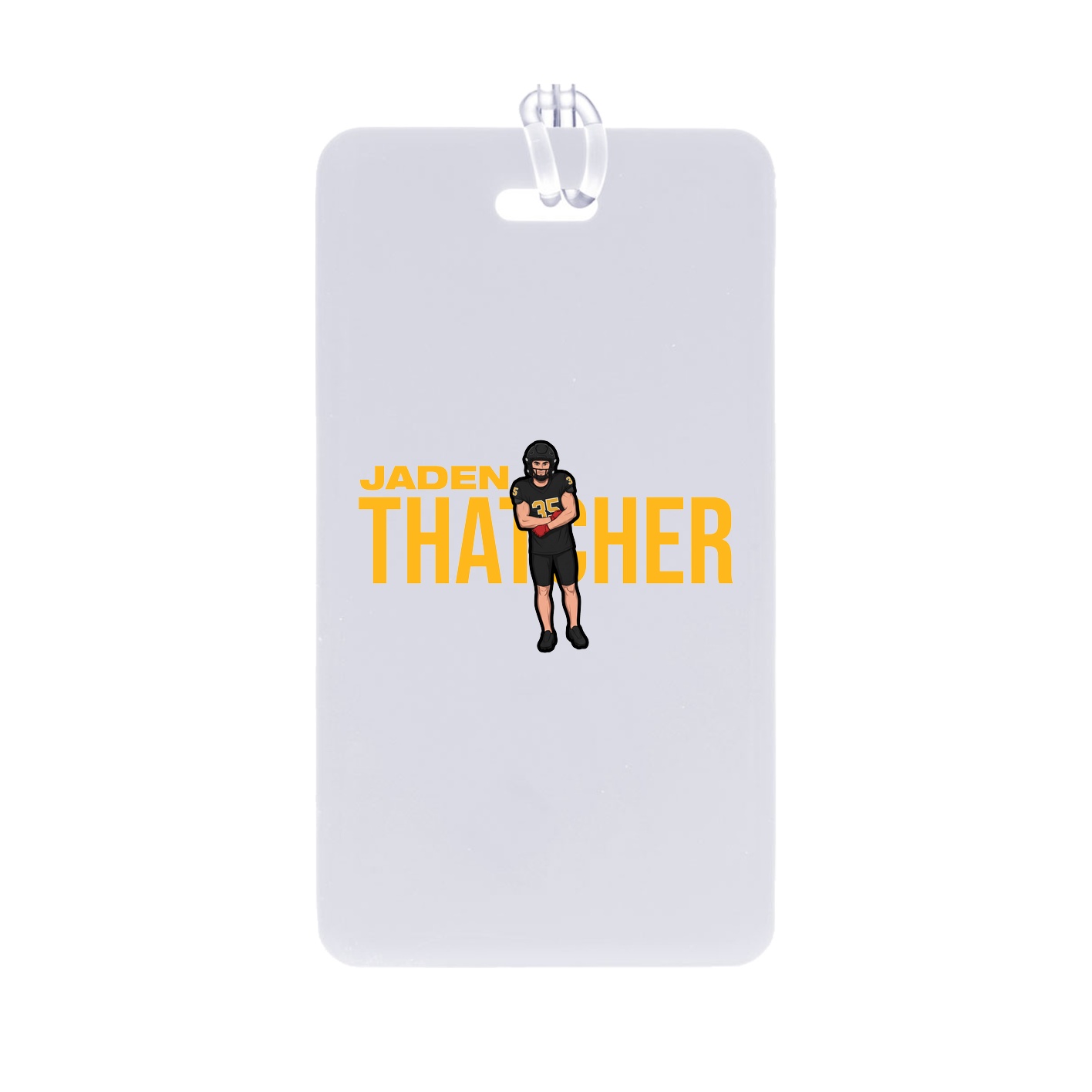 Bag Tag — Player Name in Classic
