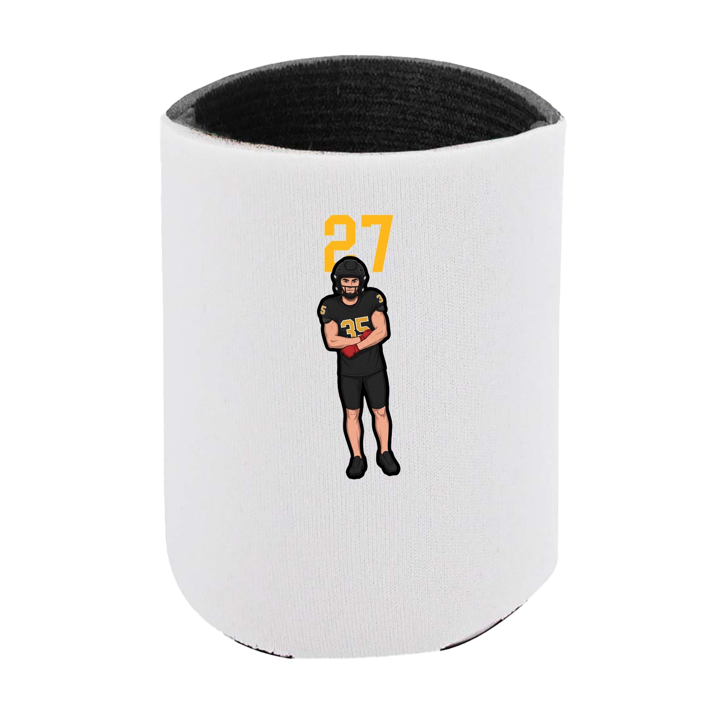 Can Holder — Number Top in White