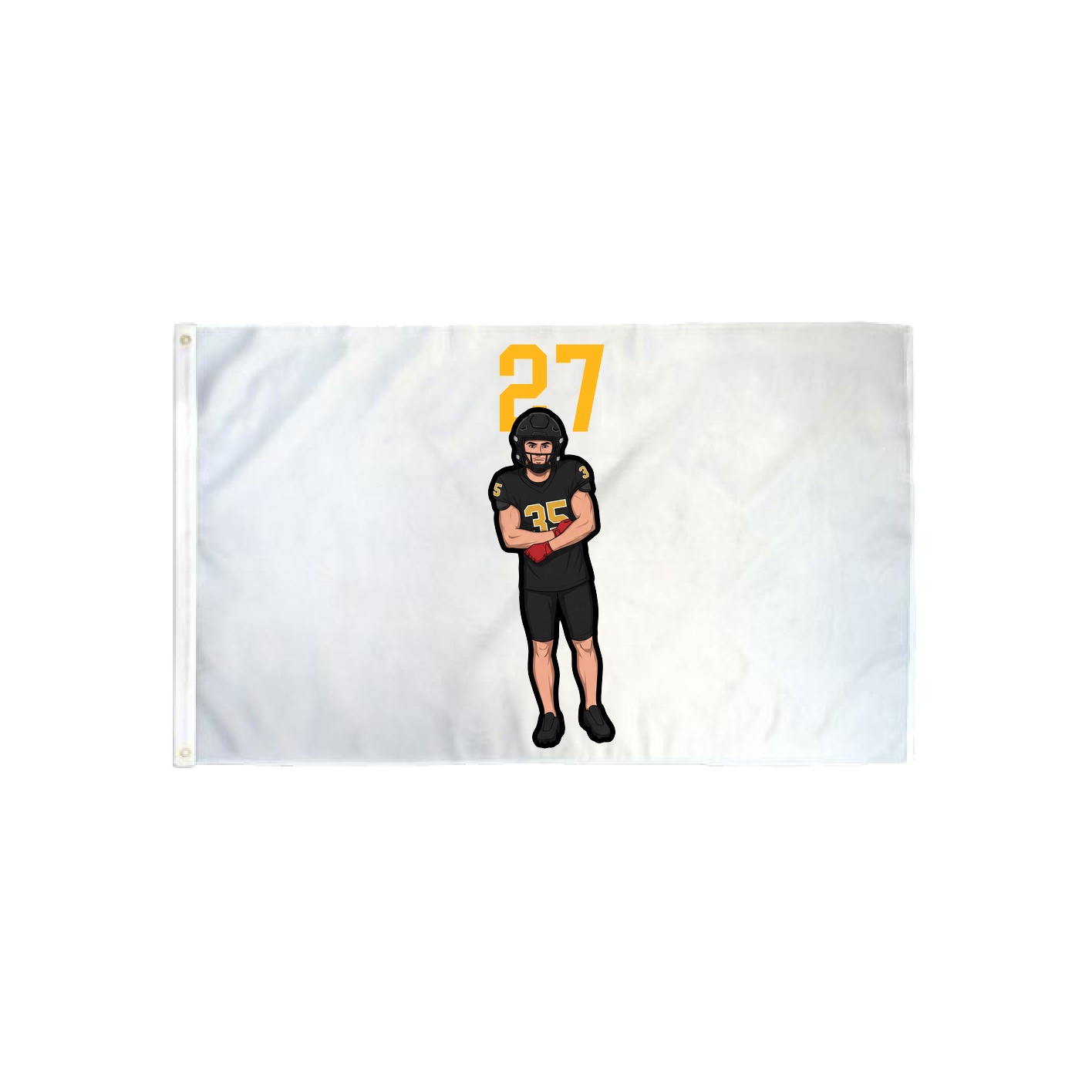3x5 Flag — Number Top in Classic