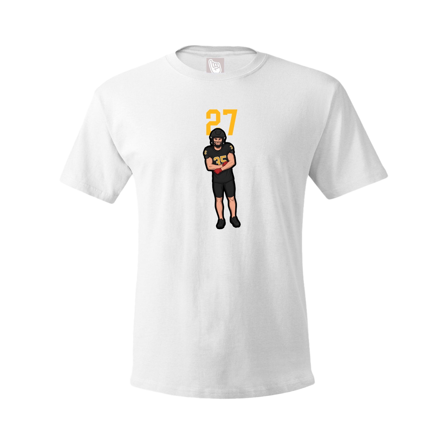 Tee — Number Top in White