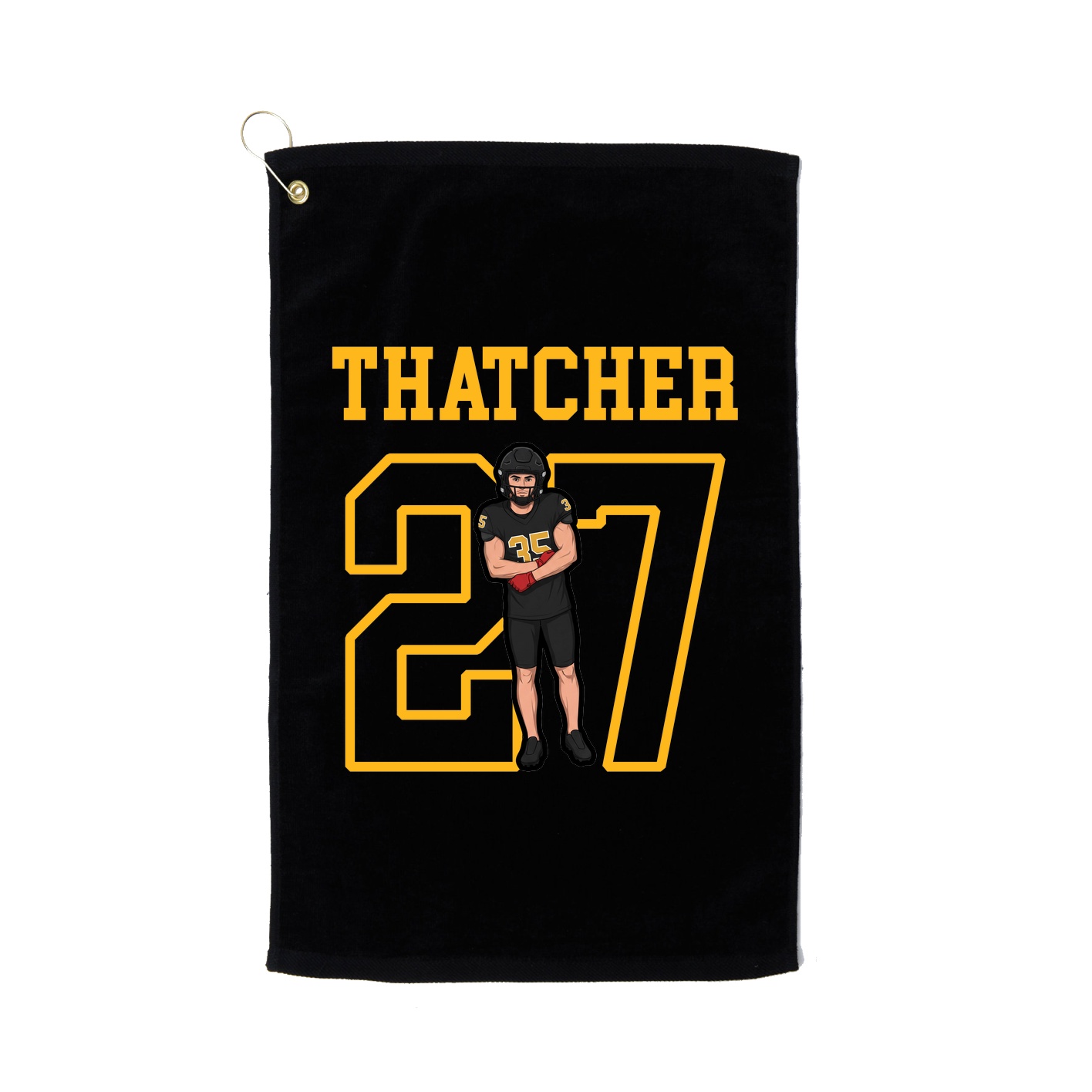 Golf Towel — Shirsey in Black