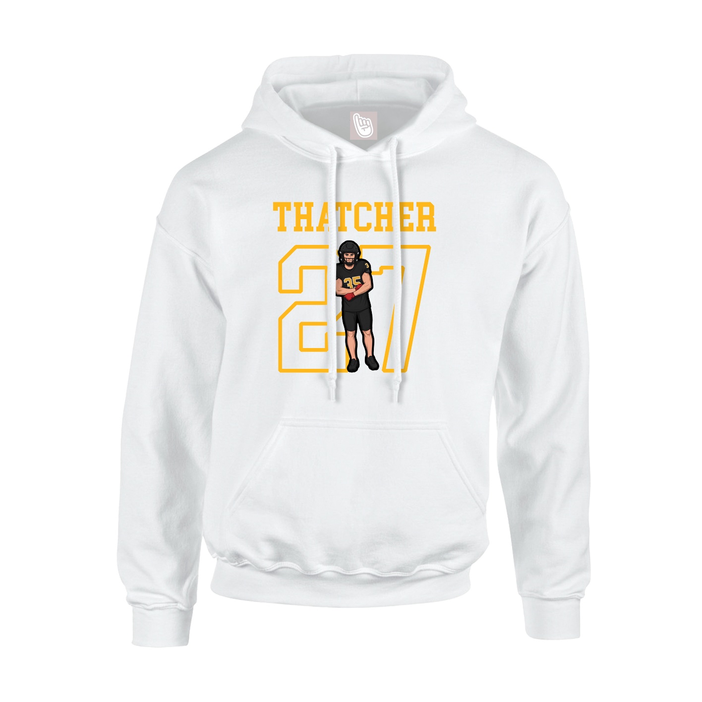 Youth Hoodie — Shirsey in White