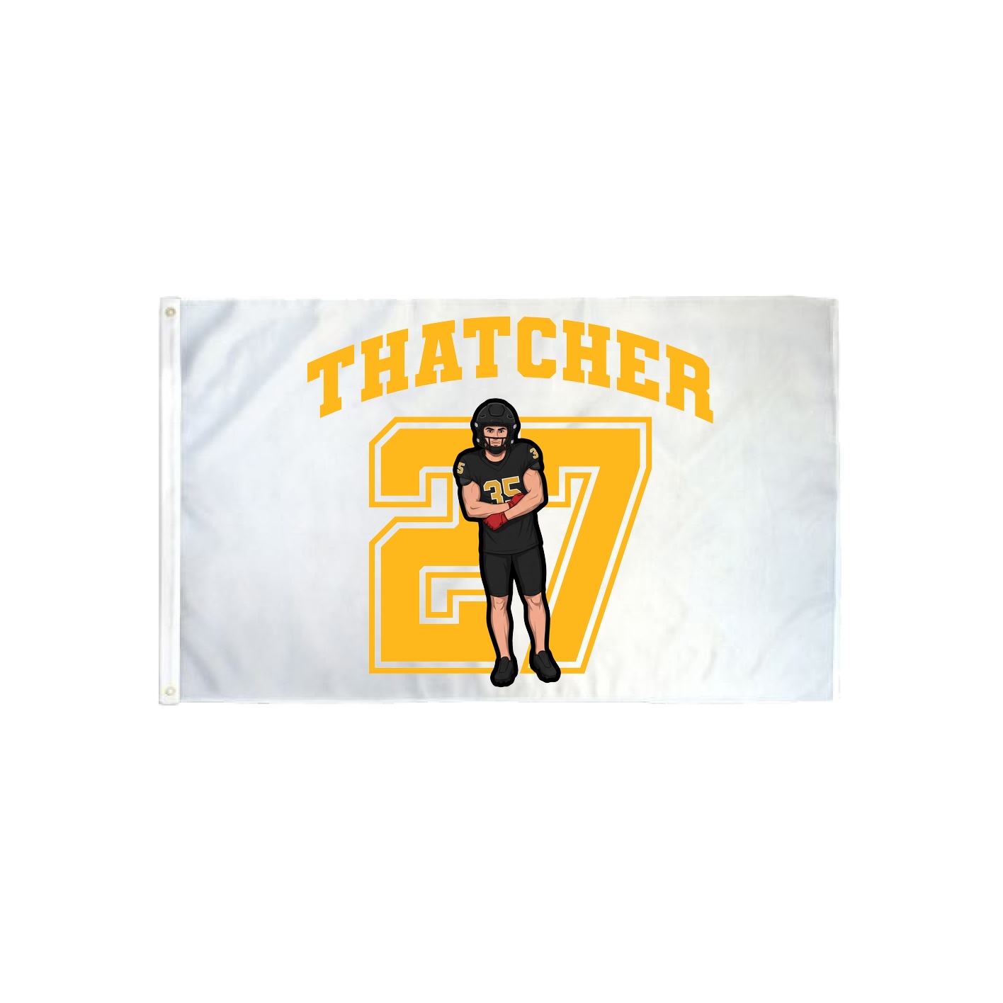 3x5 Flag — Number in Classic