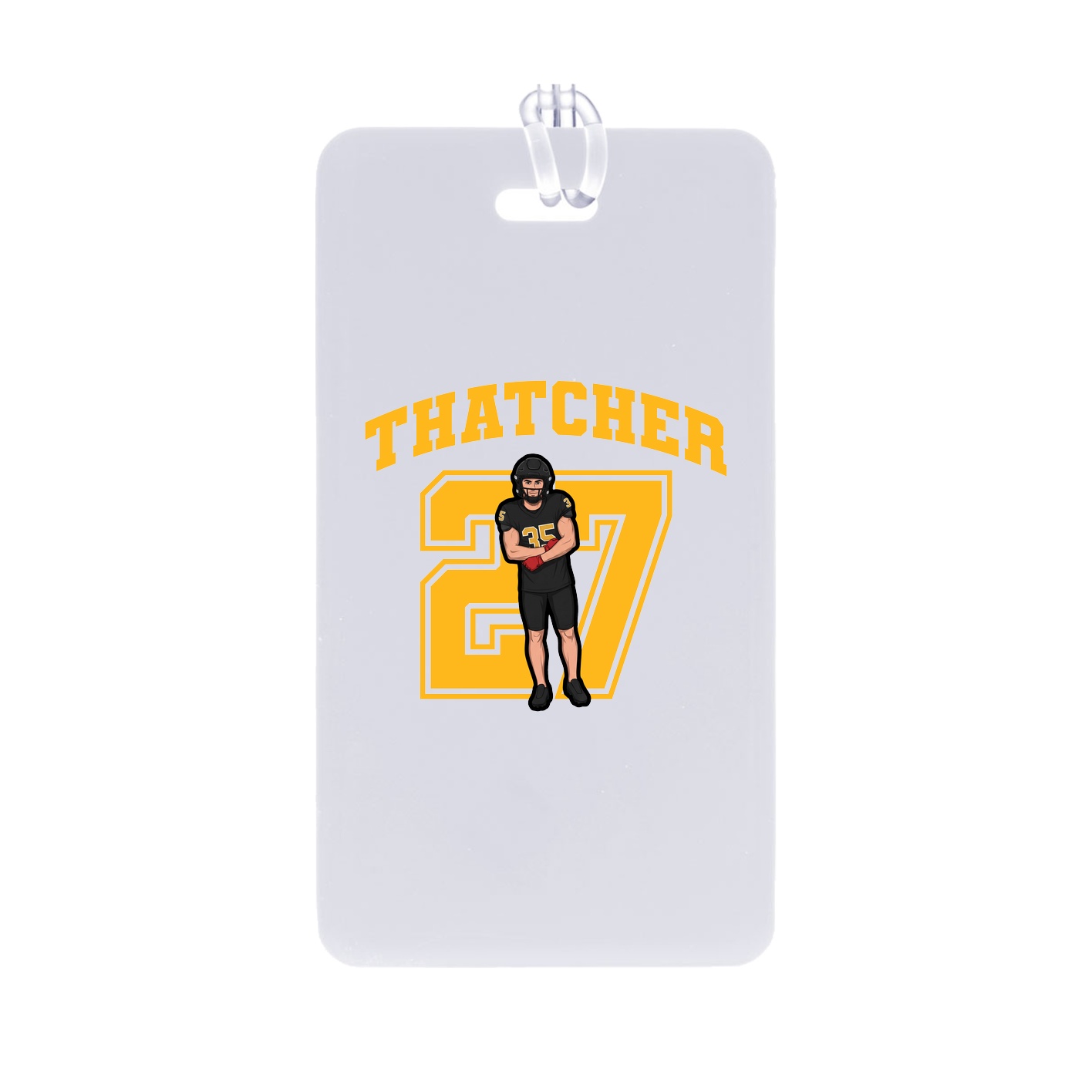 Bag Tag — Number in Classic