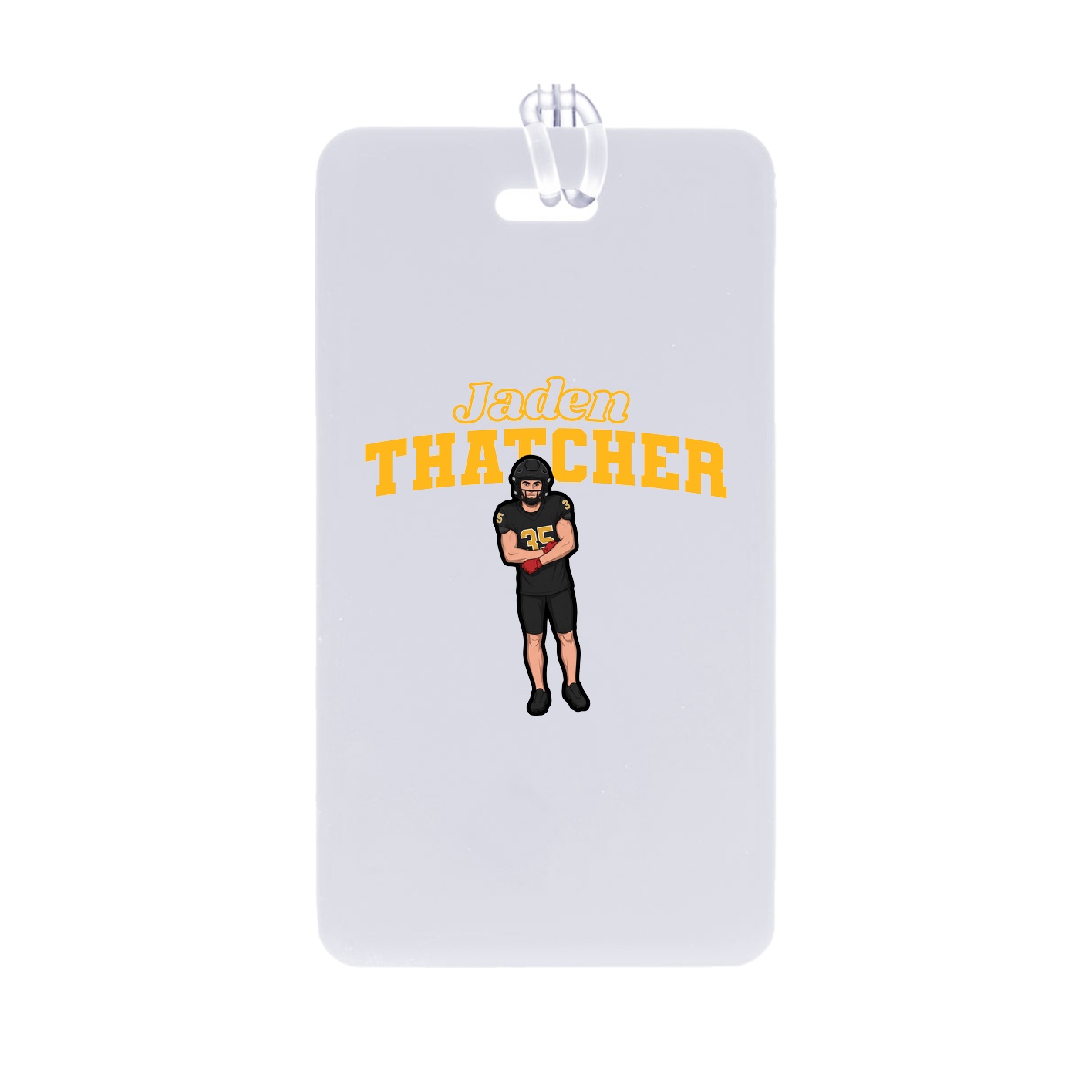 Bag Tag — Name Arch in Classic