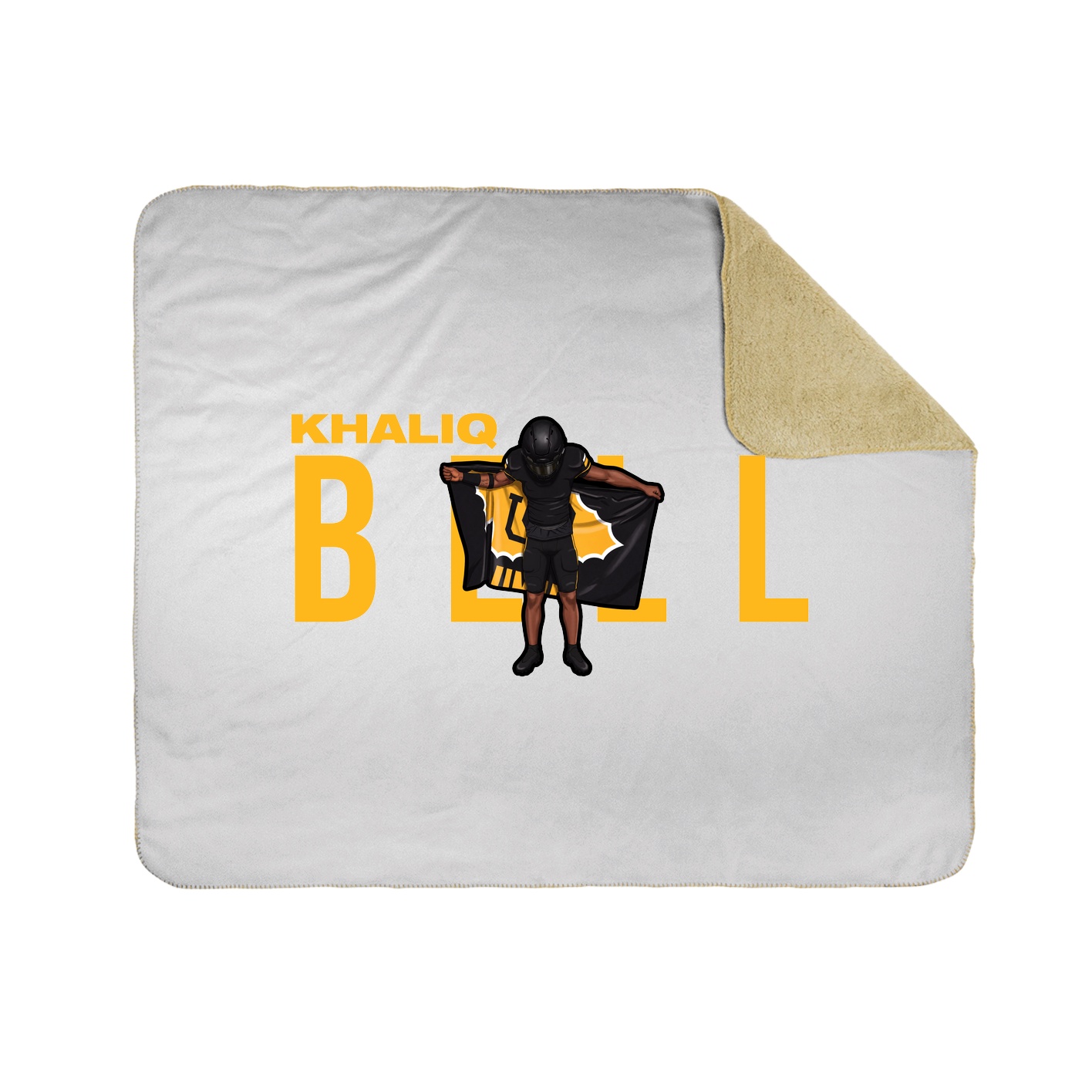 Throw Blanket — Player Name in White