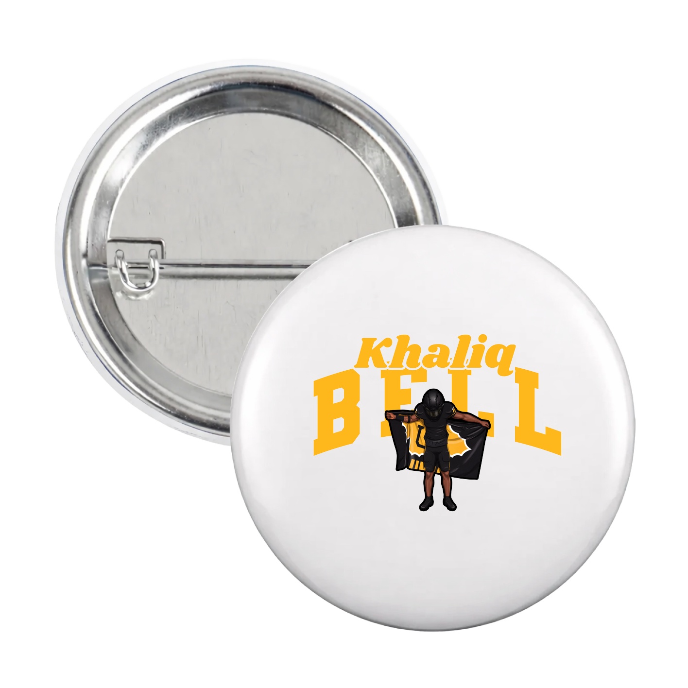 Game Day Button — Signature Arch in White