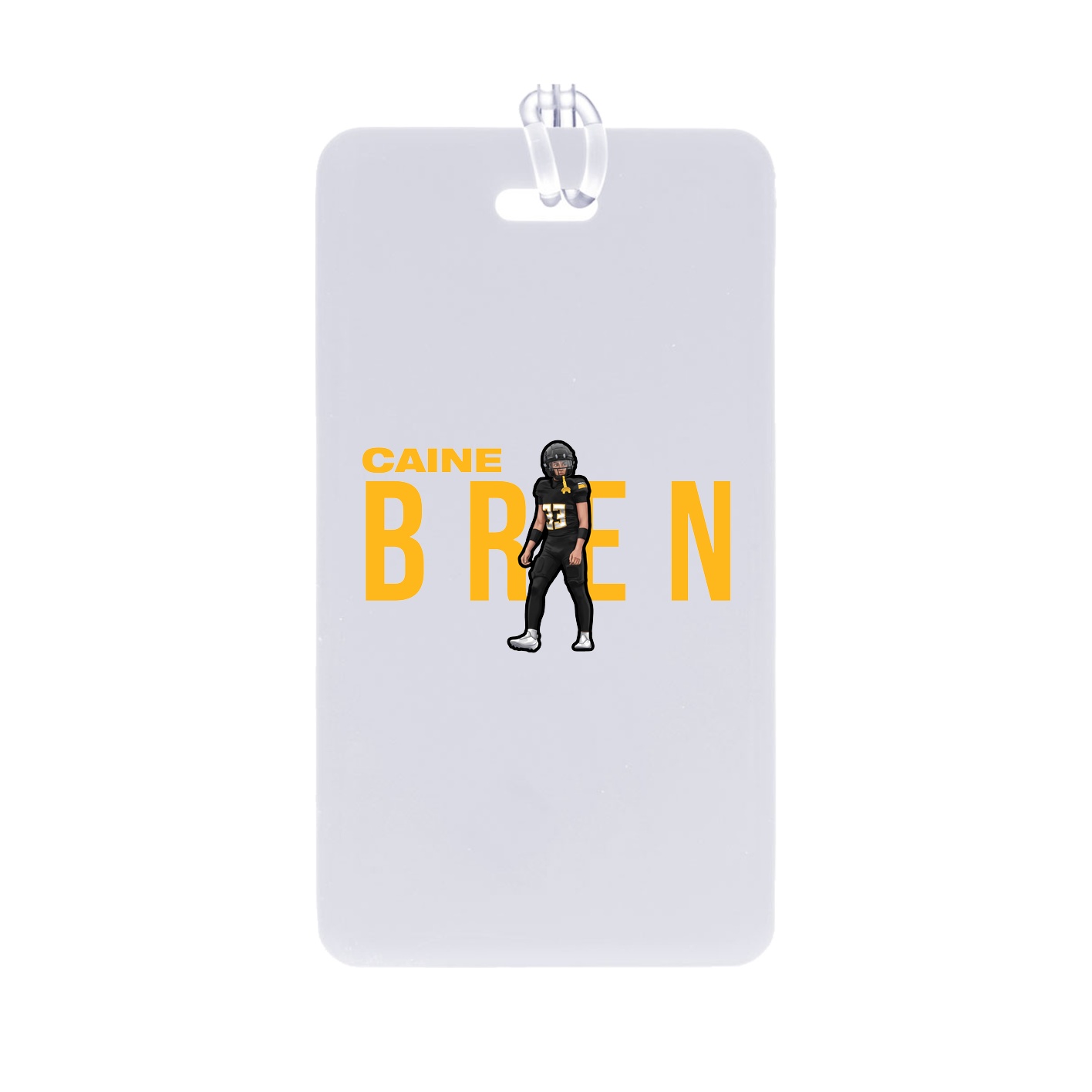 Bag Tag — Player Name in Classic