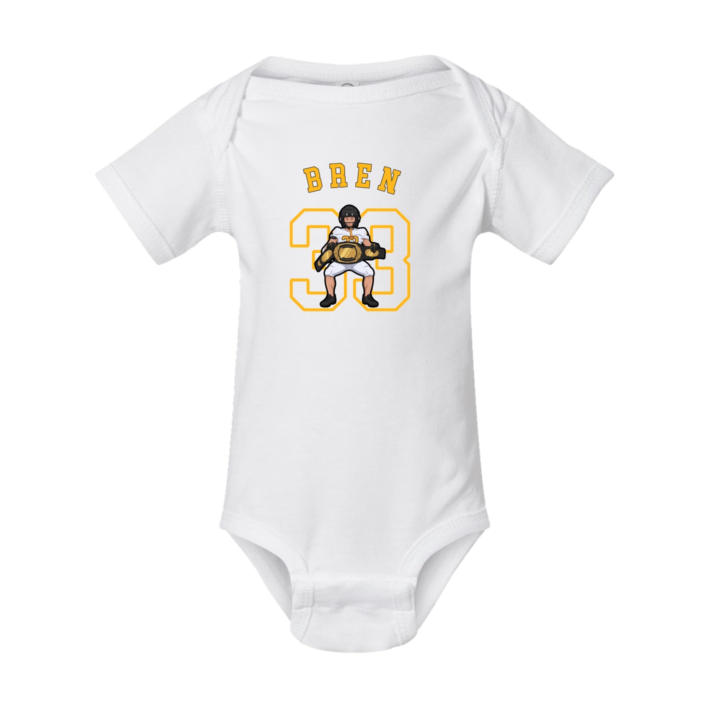 Baby Onesie — Shirsey Arch in White