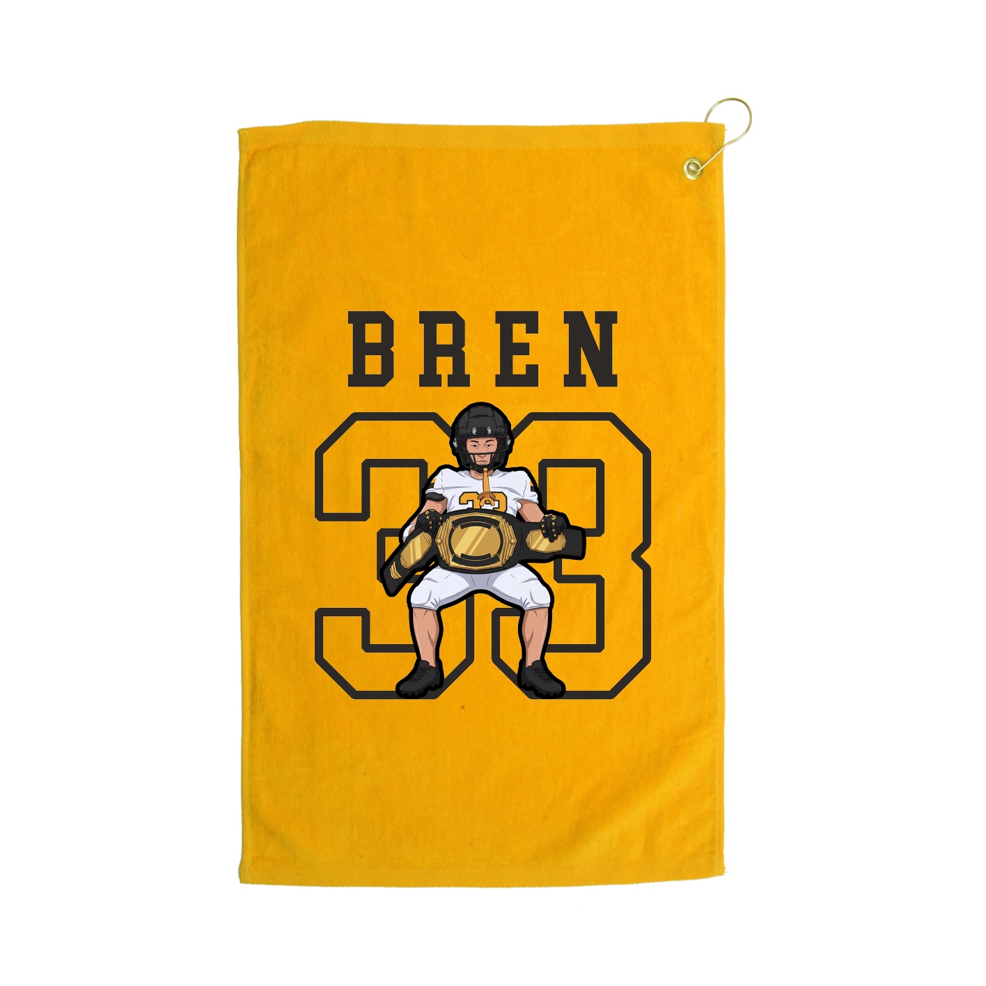 Golf Towel — Shirsey in Gold