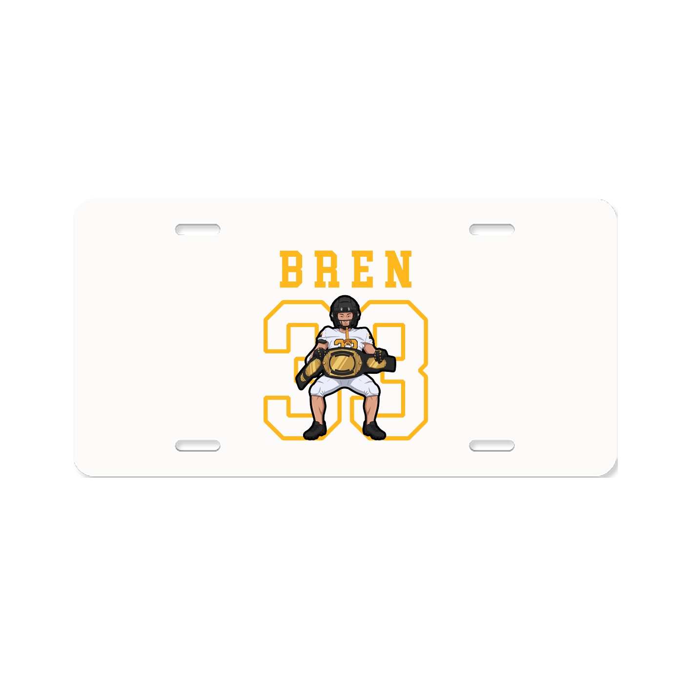 License Plate — Shirsey in Classic