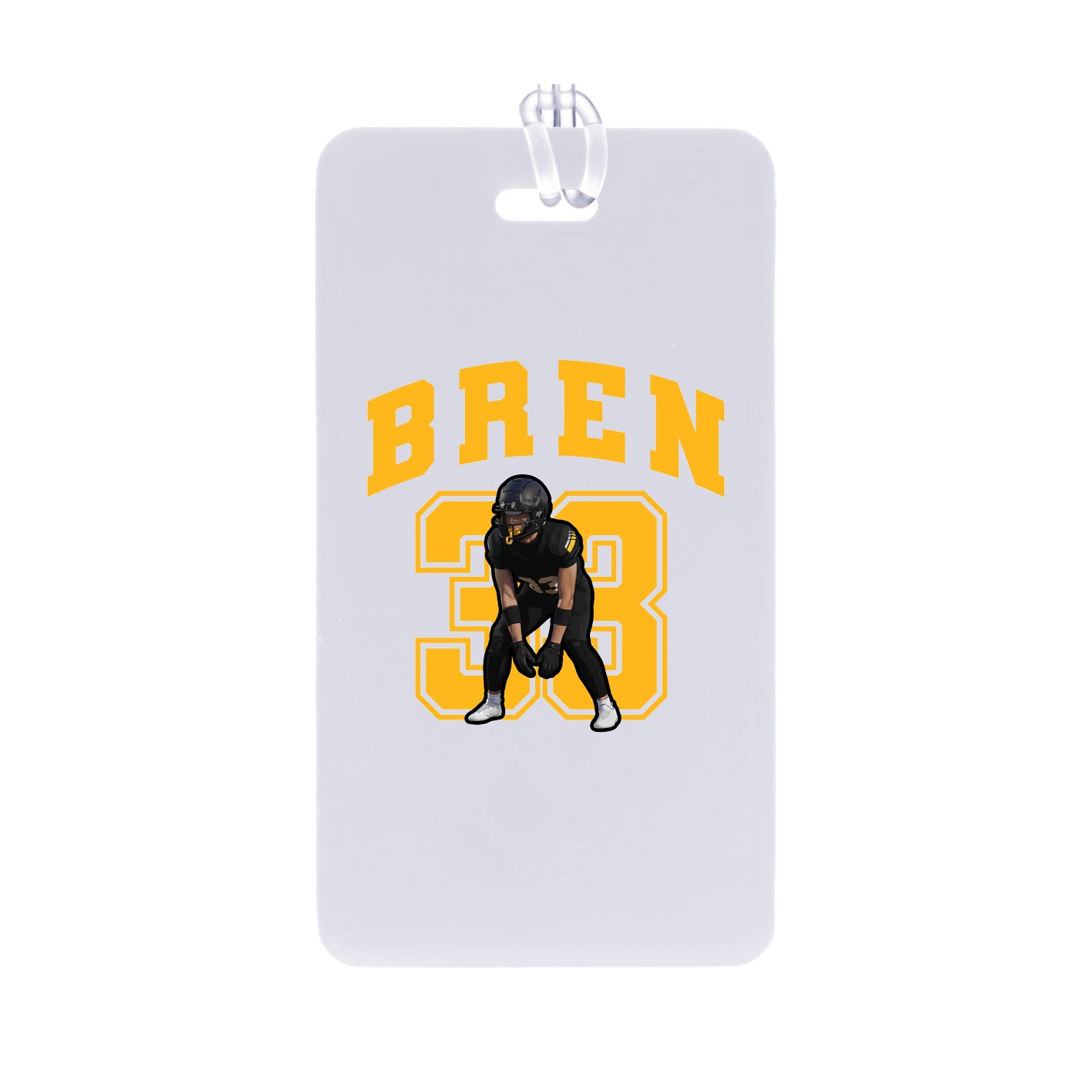Bag Tag — Number in Classic