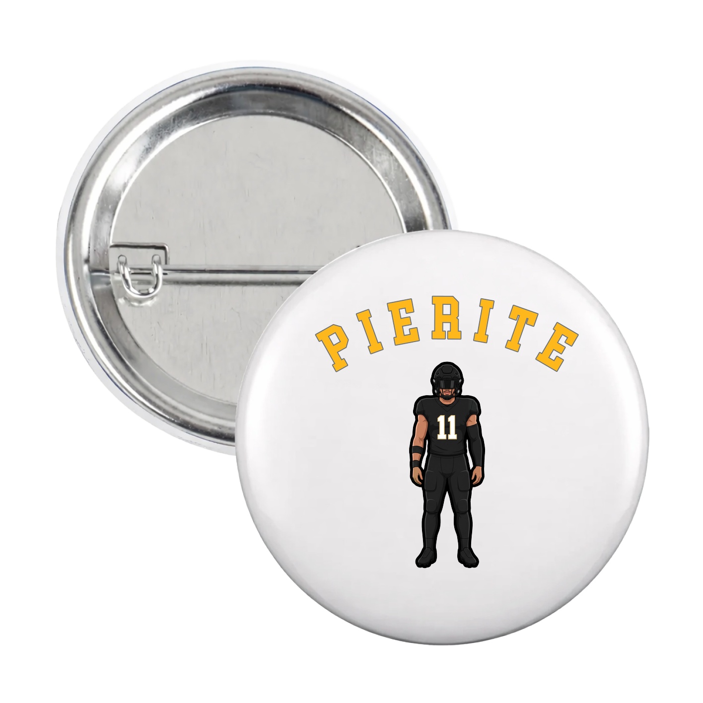 Game Day Button — Shirsey Arch in White