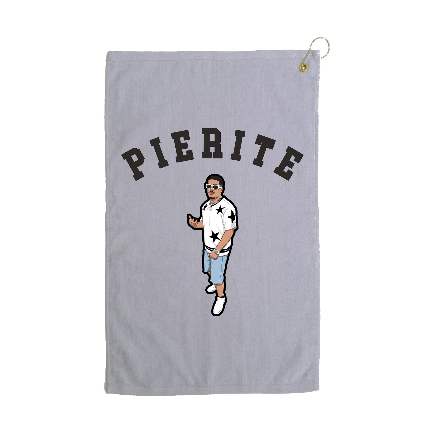 Golf Towel — Shirsey Arch in Grey