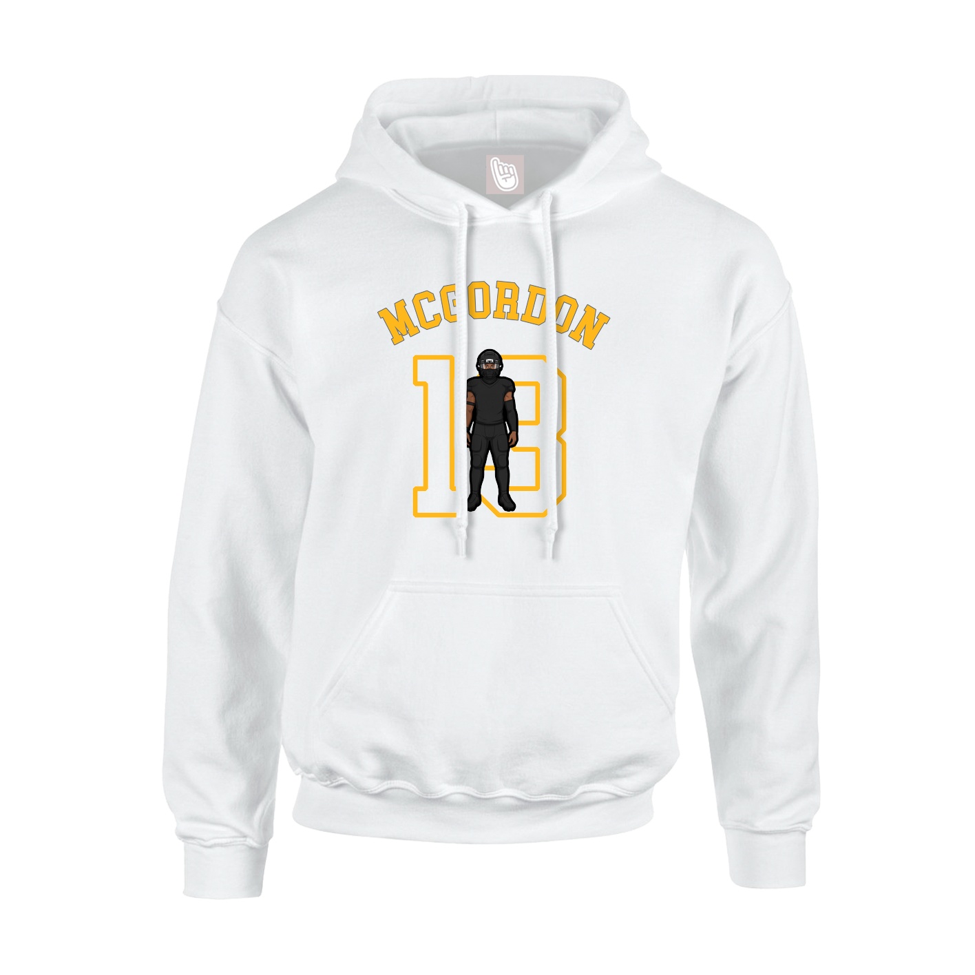 Hoodie — Shirsey Arch in White