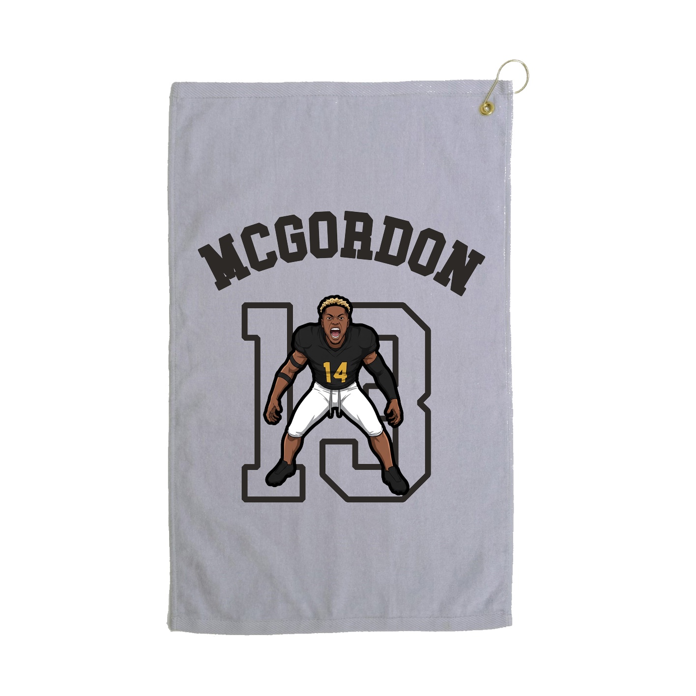 Golf Towel — Shirsey Arch in Grey