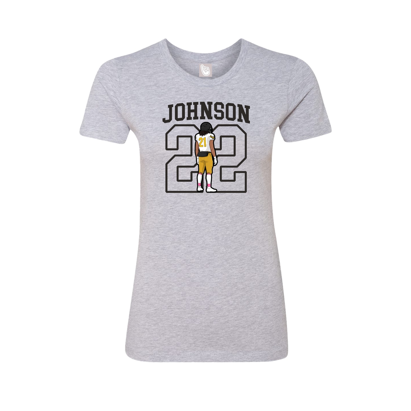 Fitted Women's Tee — Shirsey in Grey