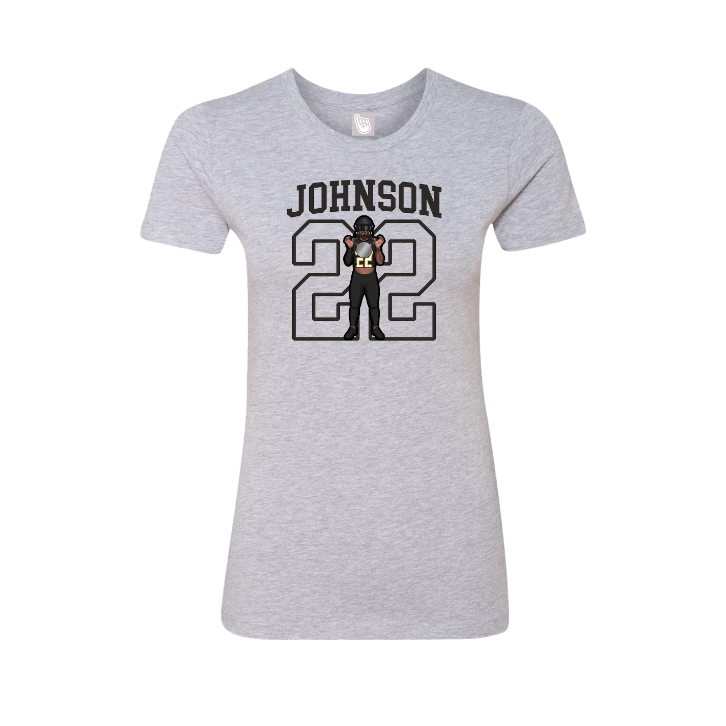 Fitted Women's Tee — Shirsey in Grey