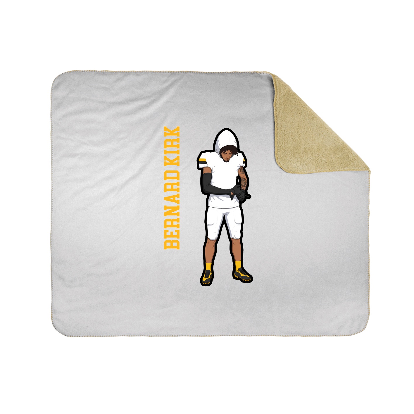 50x60 Sherpa Lined Throw Blanket