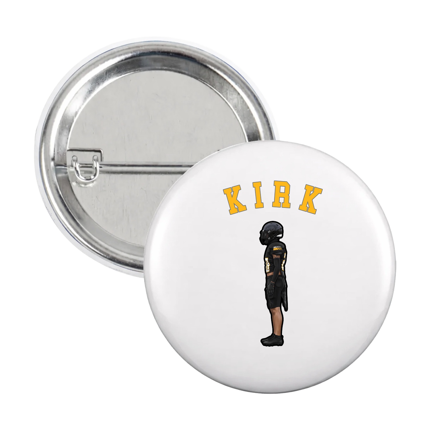 Game Day Button — Shirsey Arch in White