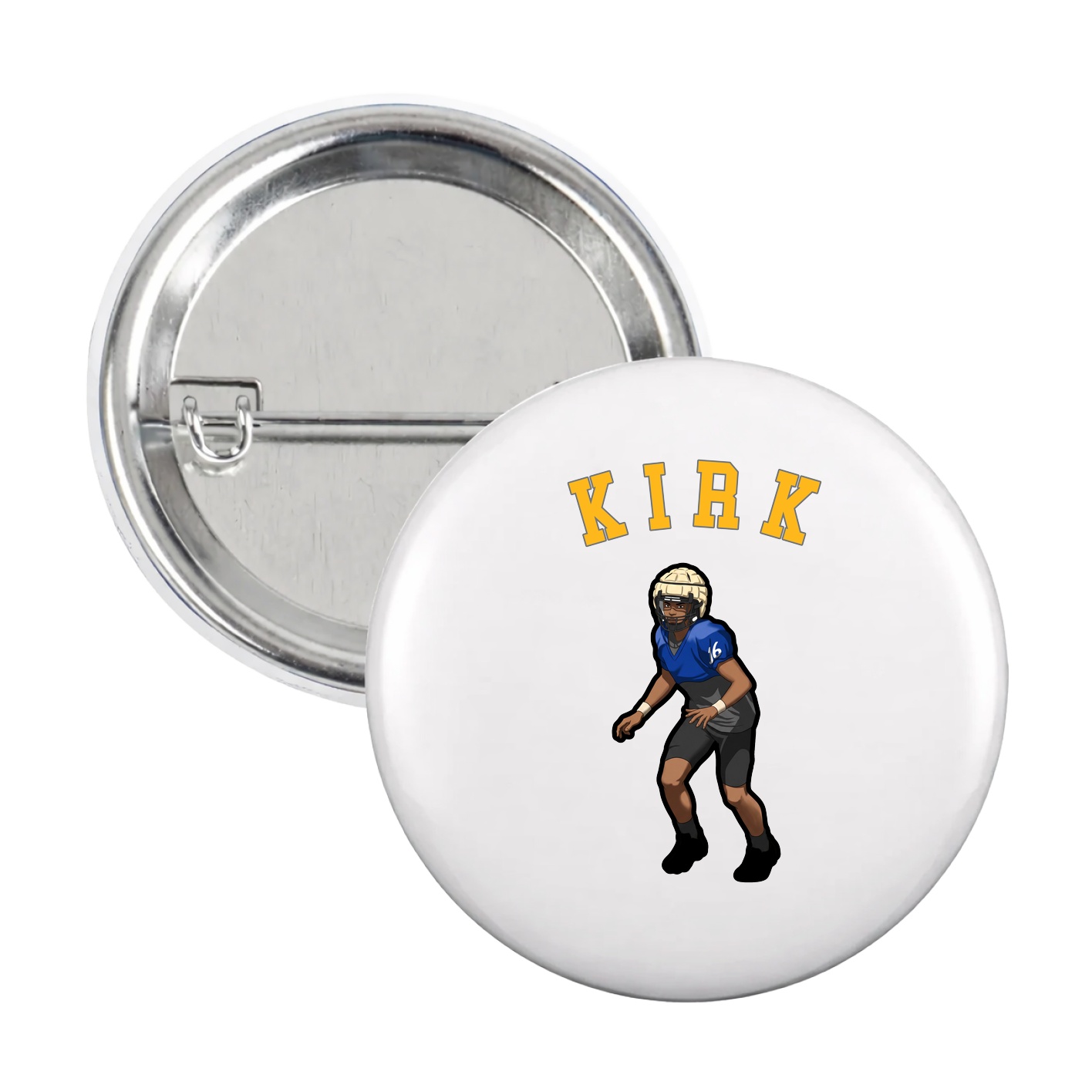Game Day Button — Shirsey Arch in White