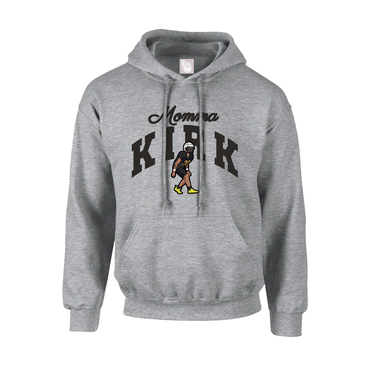 Hoodie — Mothers Day Arch in Grey