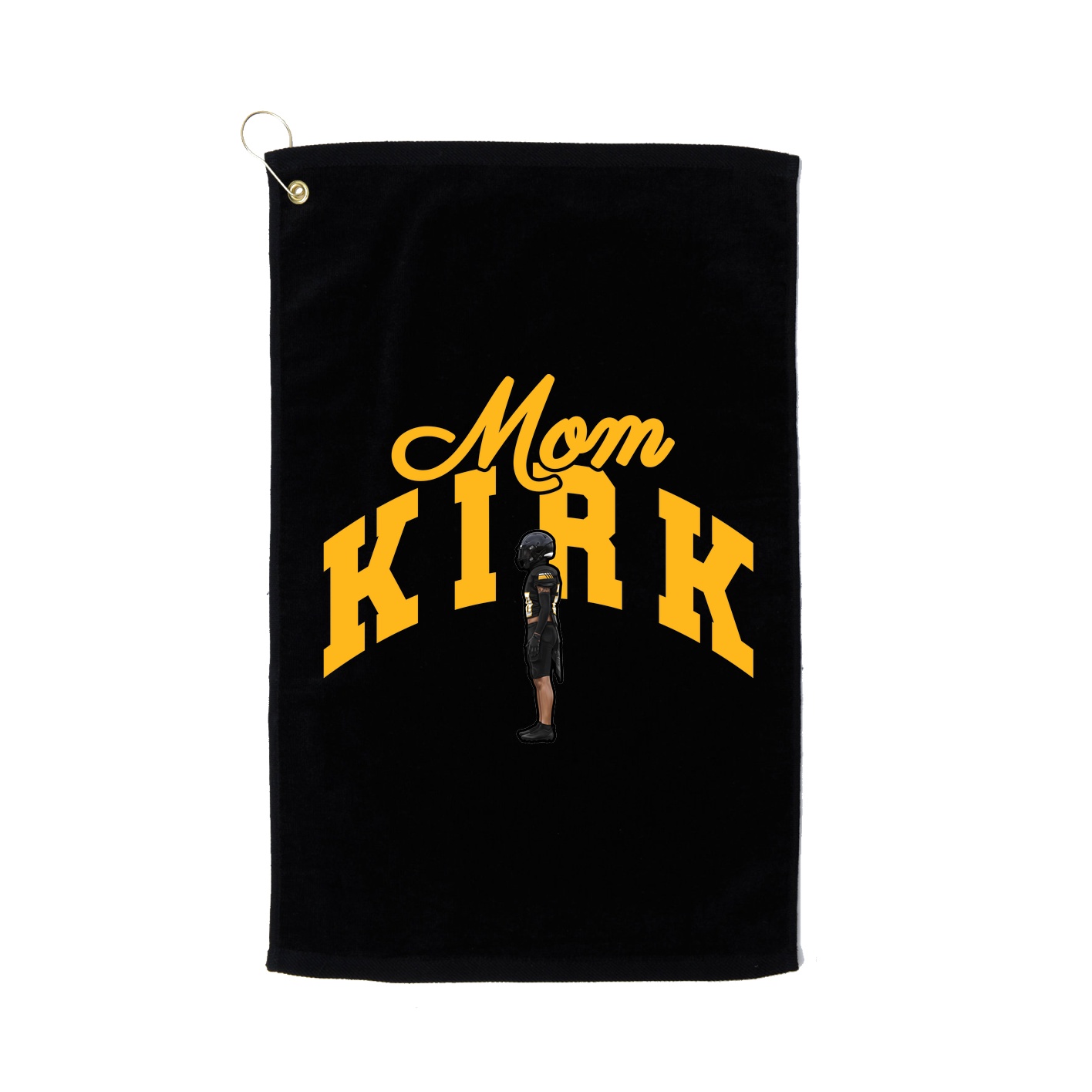 Golf Towel — Mothers Day Arch in Black
