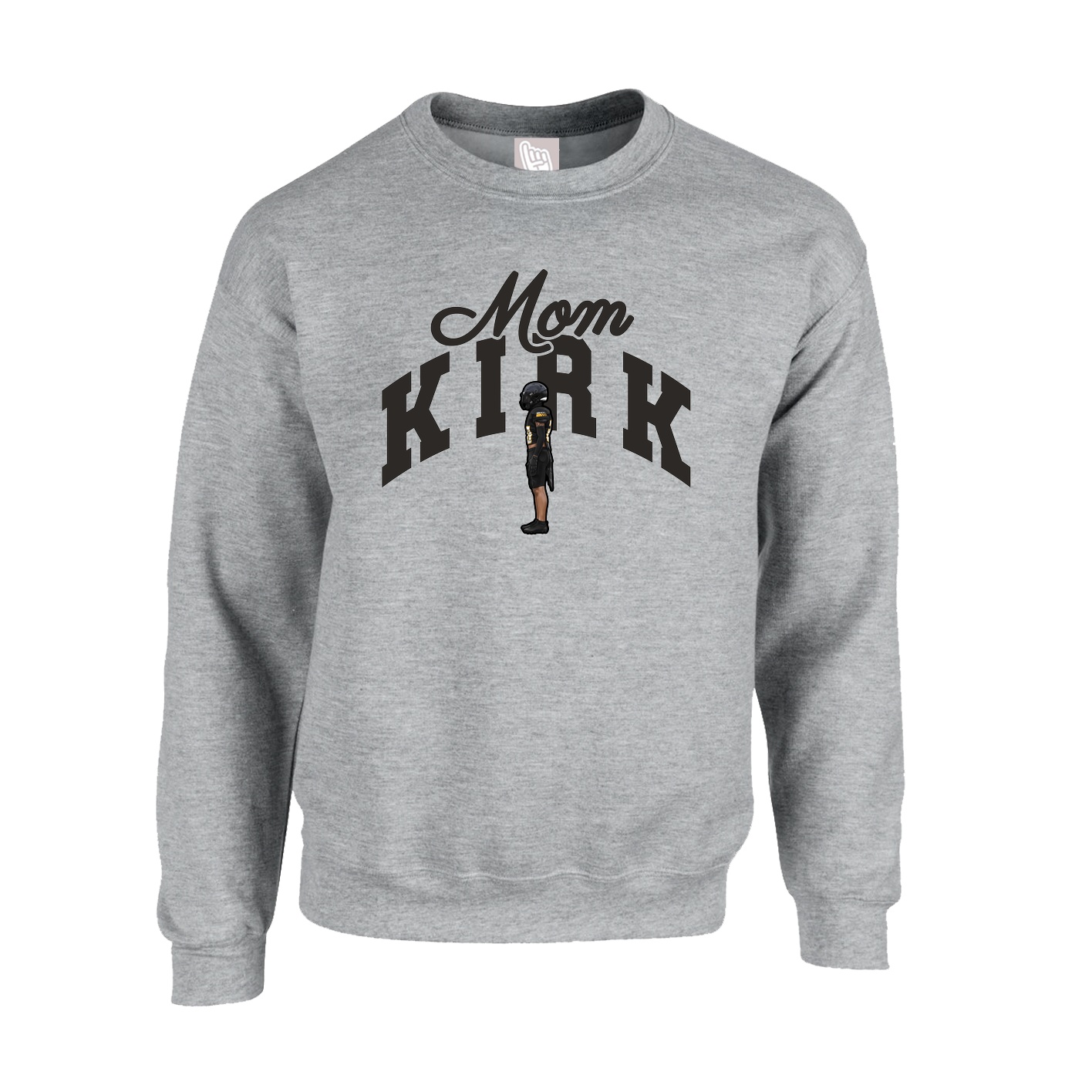 Fleece Crew — Mothers Day Arch in Grey