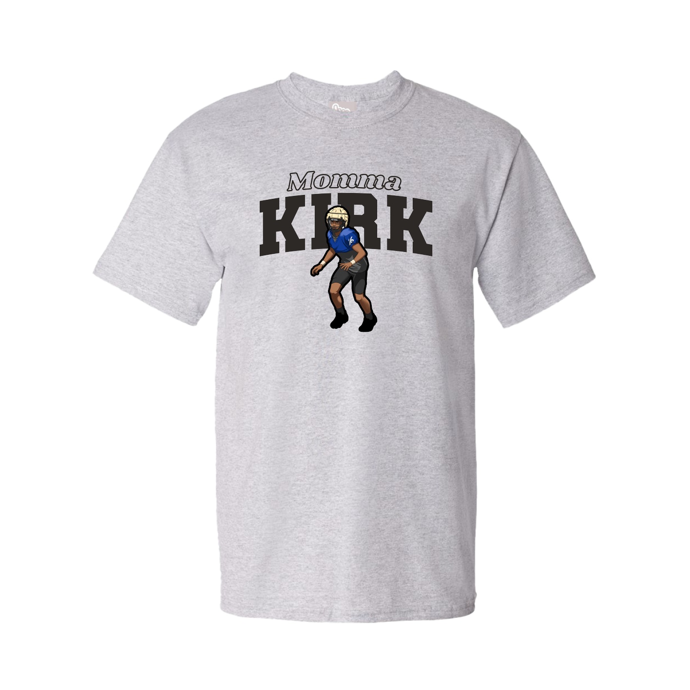Youth Tee — Mothers Day Block in Grey