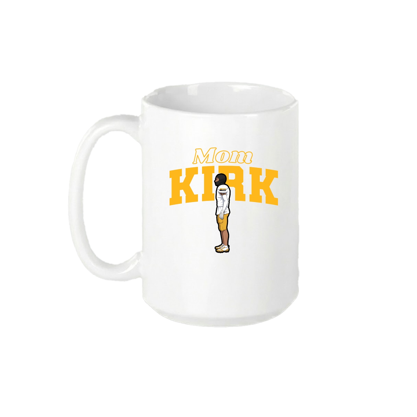 15oz Coffee Mug — Mothers Day Block in White