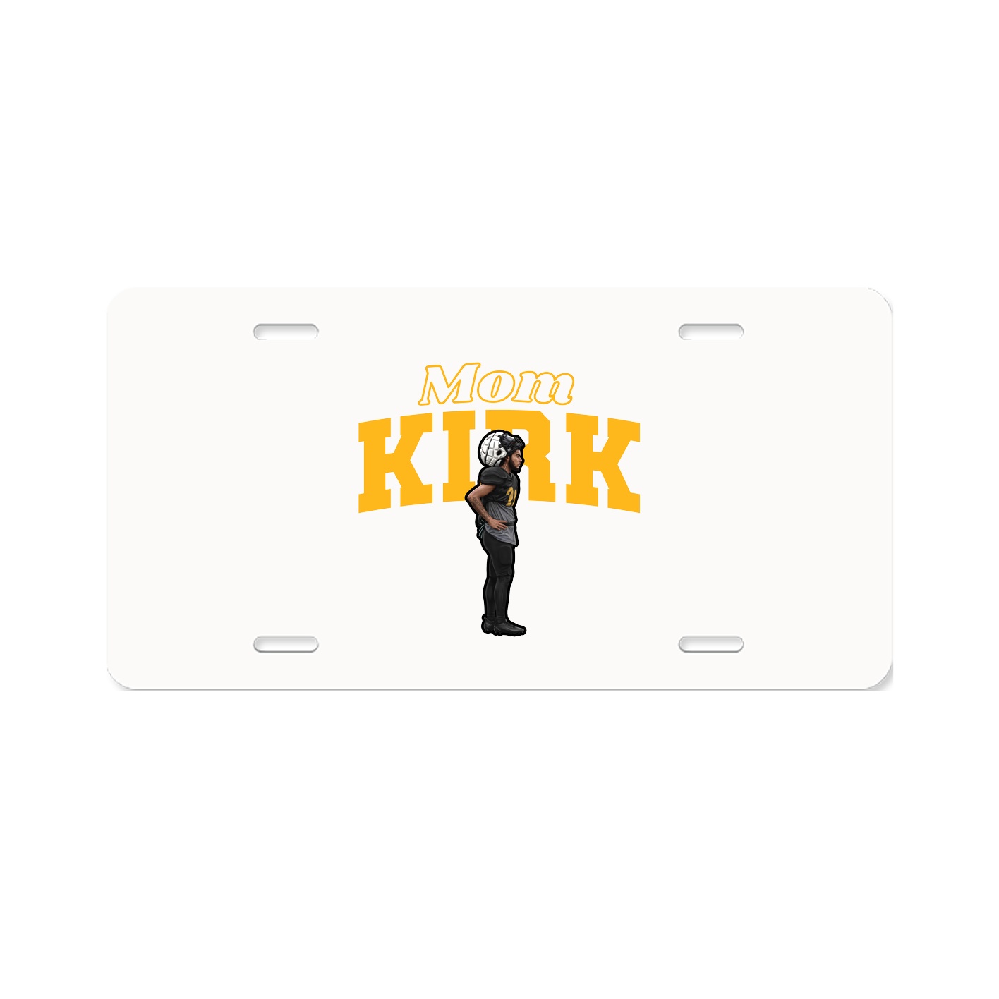 License Plate — Mothers Day Block in Classic