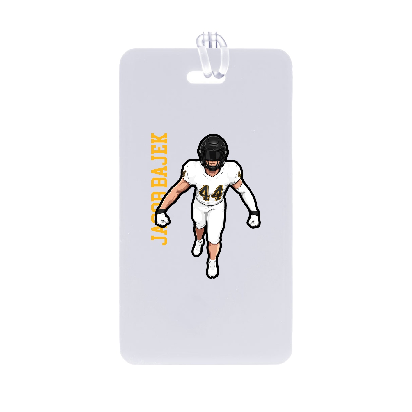 Bag Tag — Name Vertical in Classic