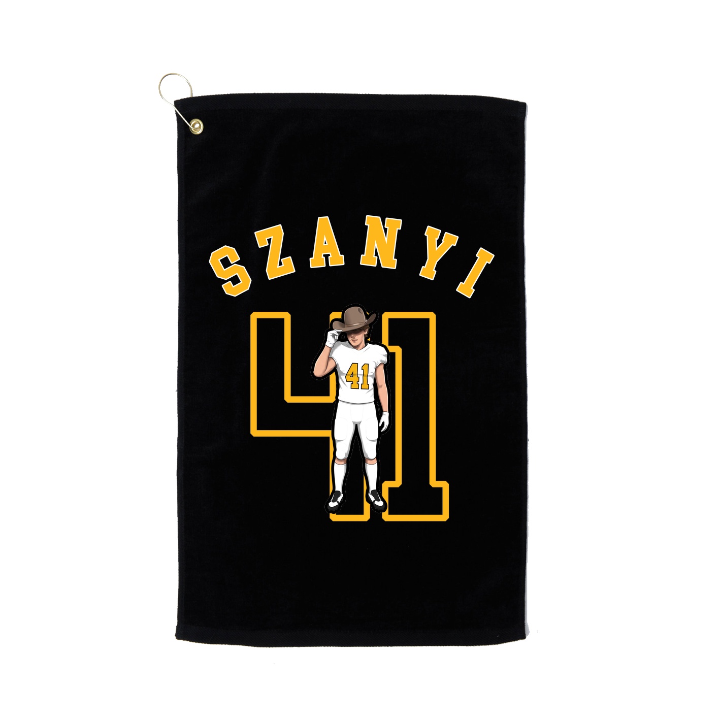 Golf Towel — Shirsey Arch in Black