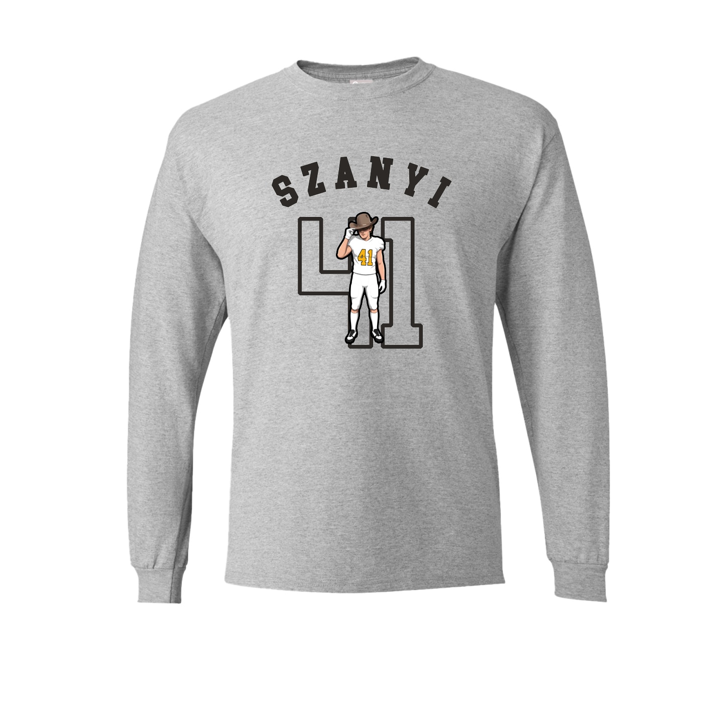Long Sleeve Tee — Shirsey Arch in Grey