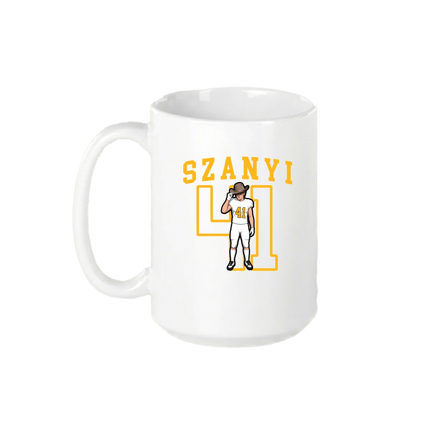 15oz Coffee Mug — Shirsey in White